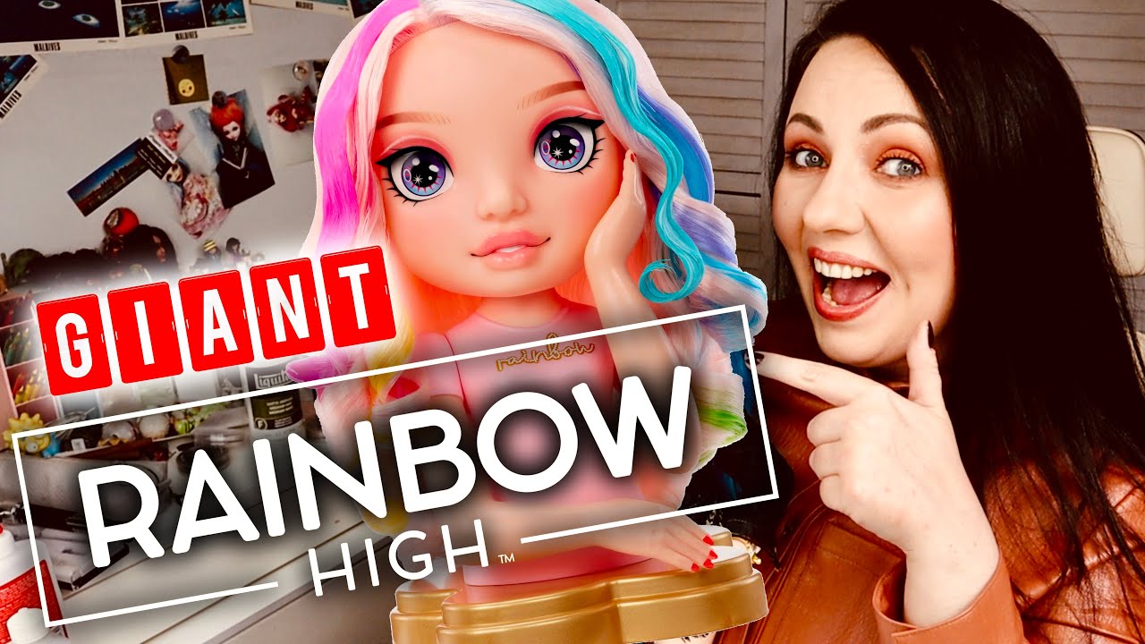 I GAVE THIS BIG DOLL A NEW FACE / Rainbow High Doll Repaint by Poppen Atelier
