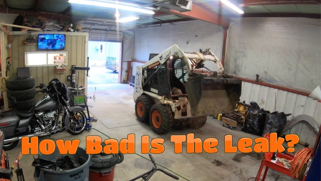 Bobcat 753H Skid Steer Hydraulic Hose Replacement and First Test Run