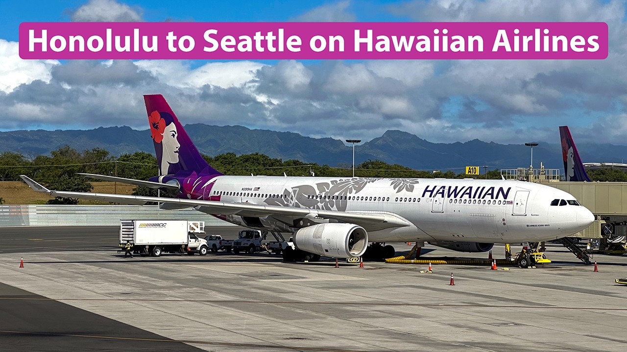 Hawaiian Airlines Airbus A330 Main Cabin Trip Report | Honolulu to Seattle