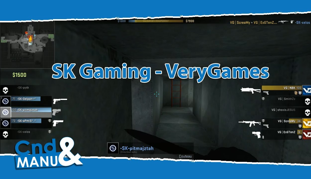 ESEA 15 CS:GO - VeryGames vs SK Gaming (FR)