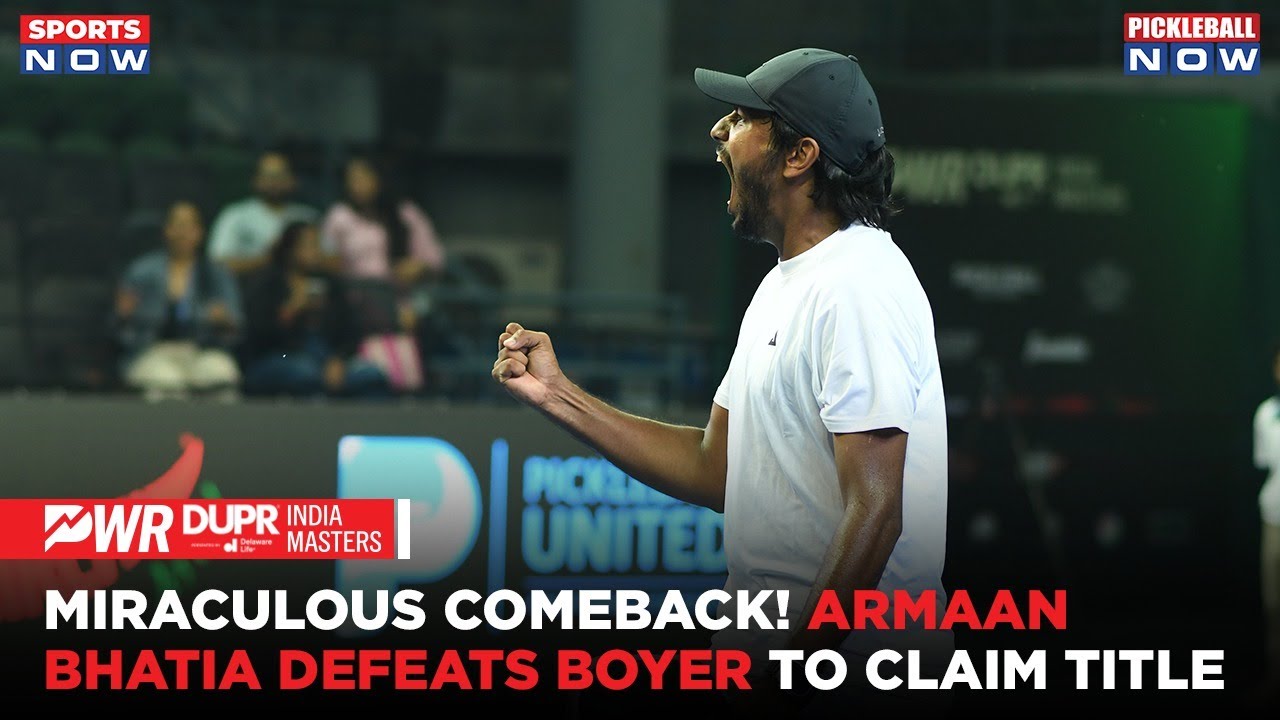 Armaan Bhatia Makes A Miraculous Comeback, Defeats Dusty Boyer To Lift PRO Men's Singles Title