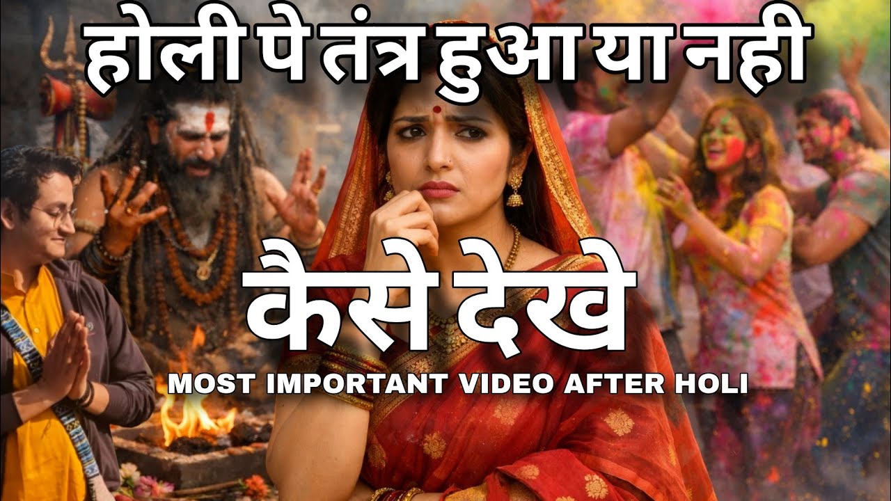 होली के बाद तंत्र हुआ या नहीं कैसे जानें | symptoms of tantra | Holi pe tantra huya kaise jane