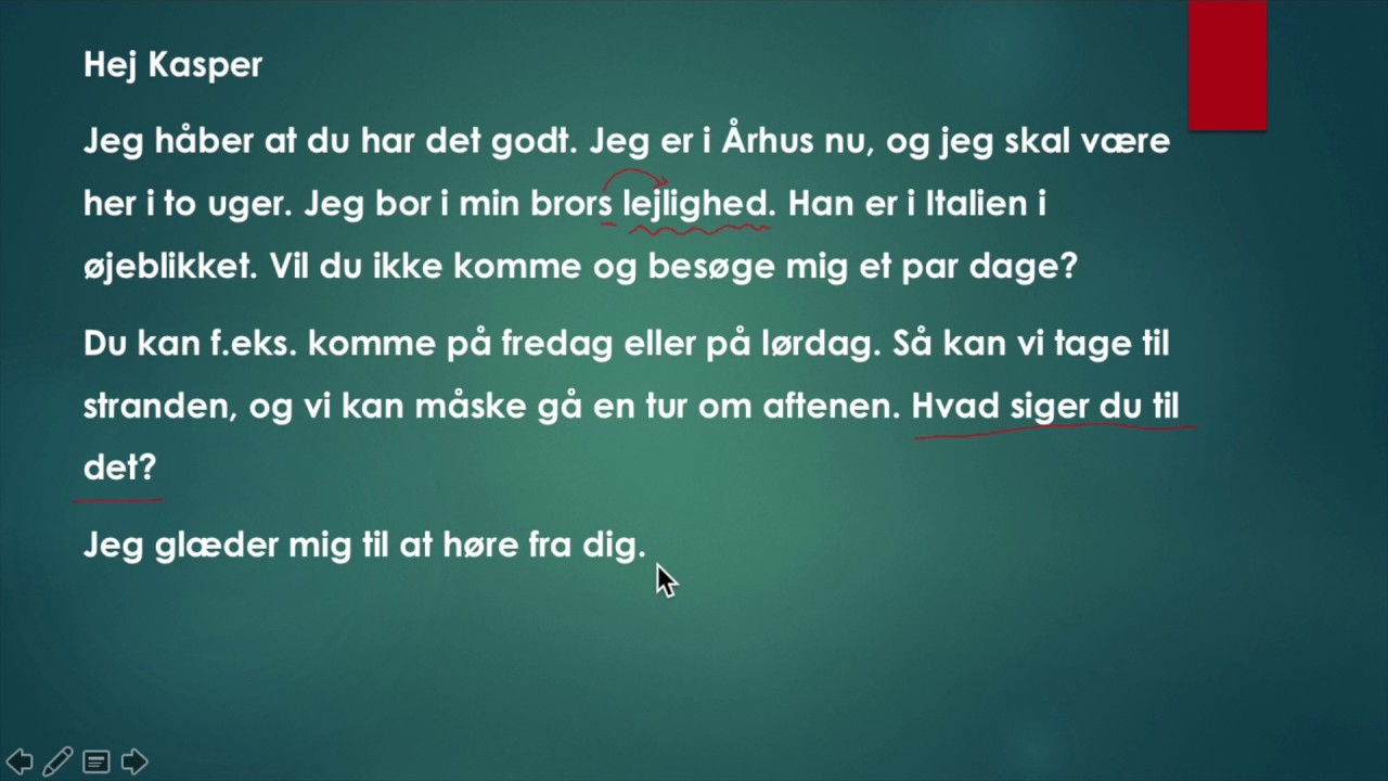 (83) كتابة الإيميل - At skrive e-mail