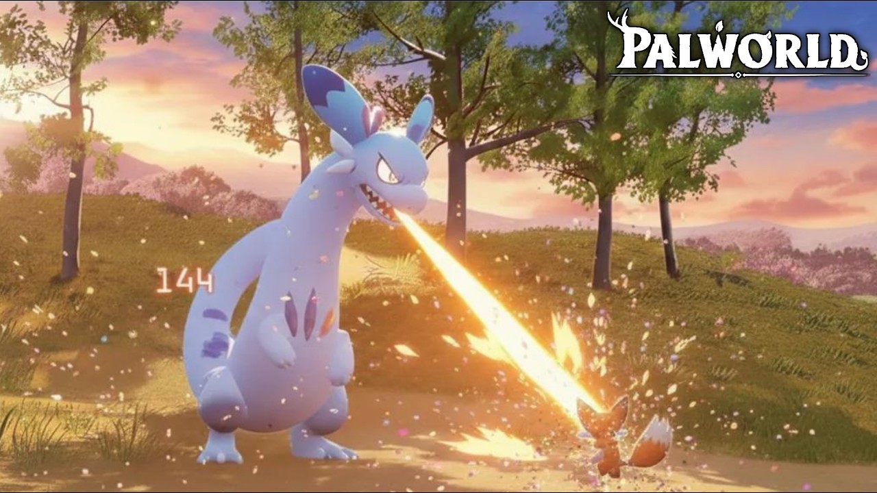 Fighting Lv 11 CHILLET with FOXPARKS | PALWORLD #palworld