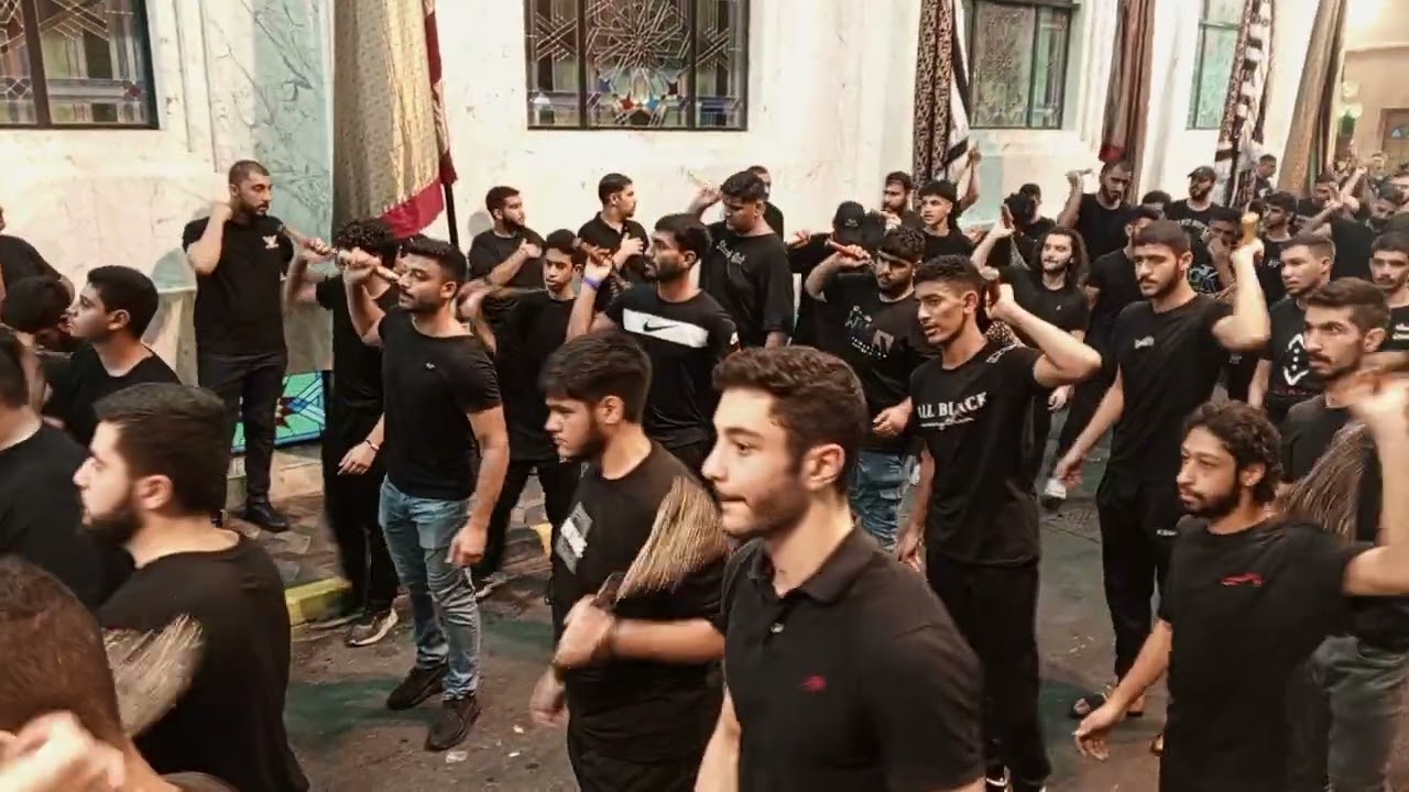 مرور موكب زنجيل ماتم الزينبية ليلة ثامن محرم/المنامة