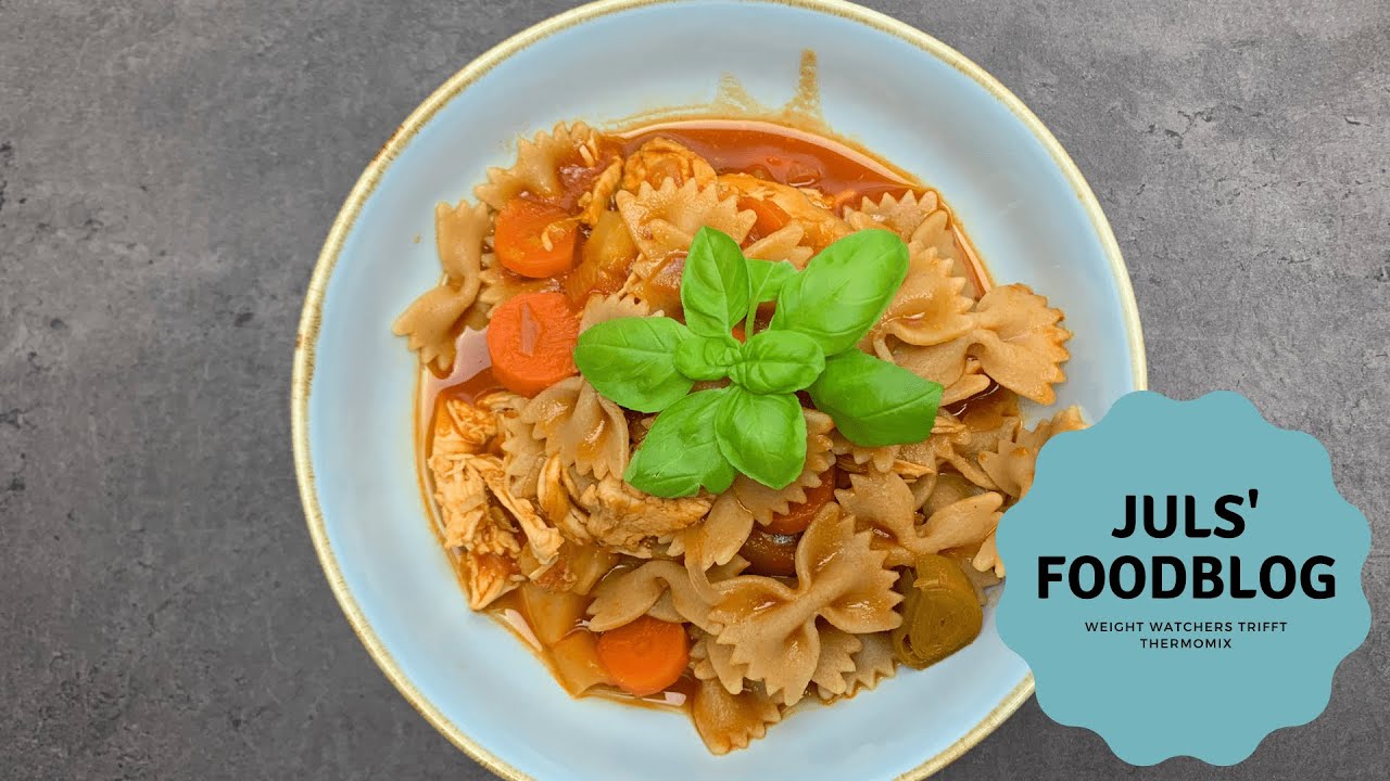 WW Weight Watchers Rezepte | Nudeln mit Pulled Chicken | Food diary | Rezepte zum abnehmen
