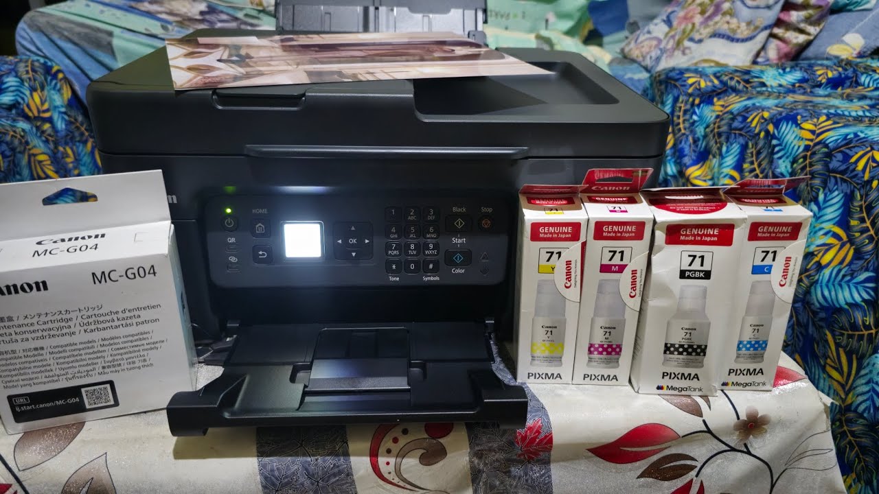 Canon Pixma G4770 4 in 1 Printer Unboxing and Setup Guide