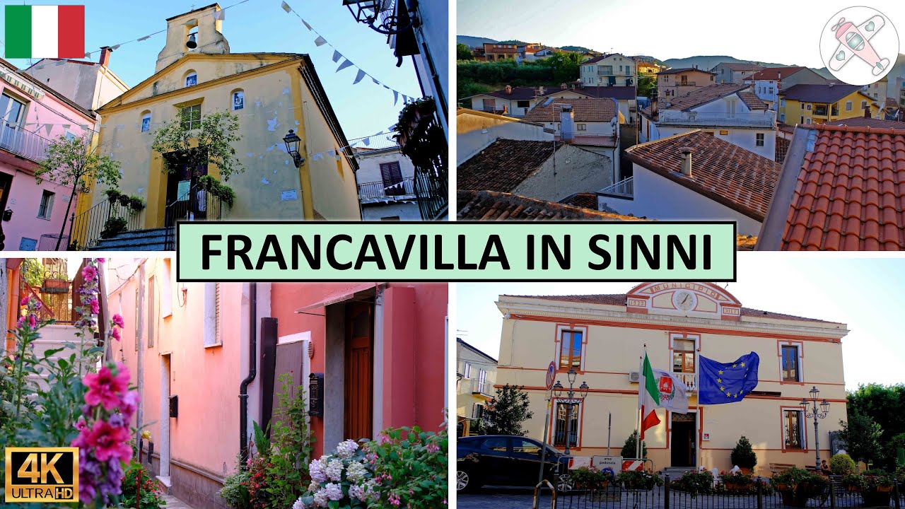 FRANCAVILLA IN SINNI, POTENZA, ITALIA. Emozionante passeggiata attraverso il paese dei miei antenati