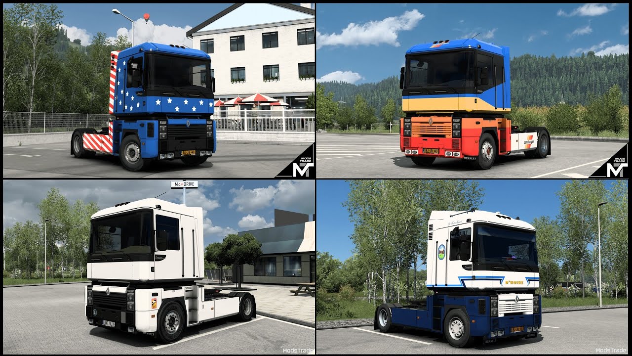 Euro Truck Simulator 2 (1.55) Renault Magnum Integral by ModsTrade [1.55] + DLC's & Mods