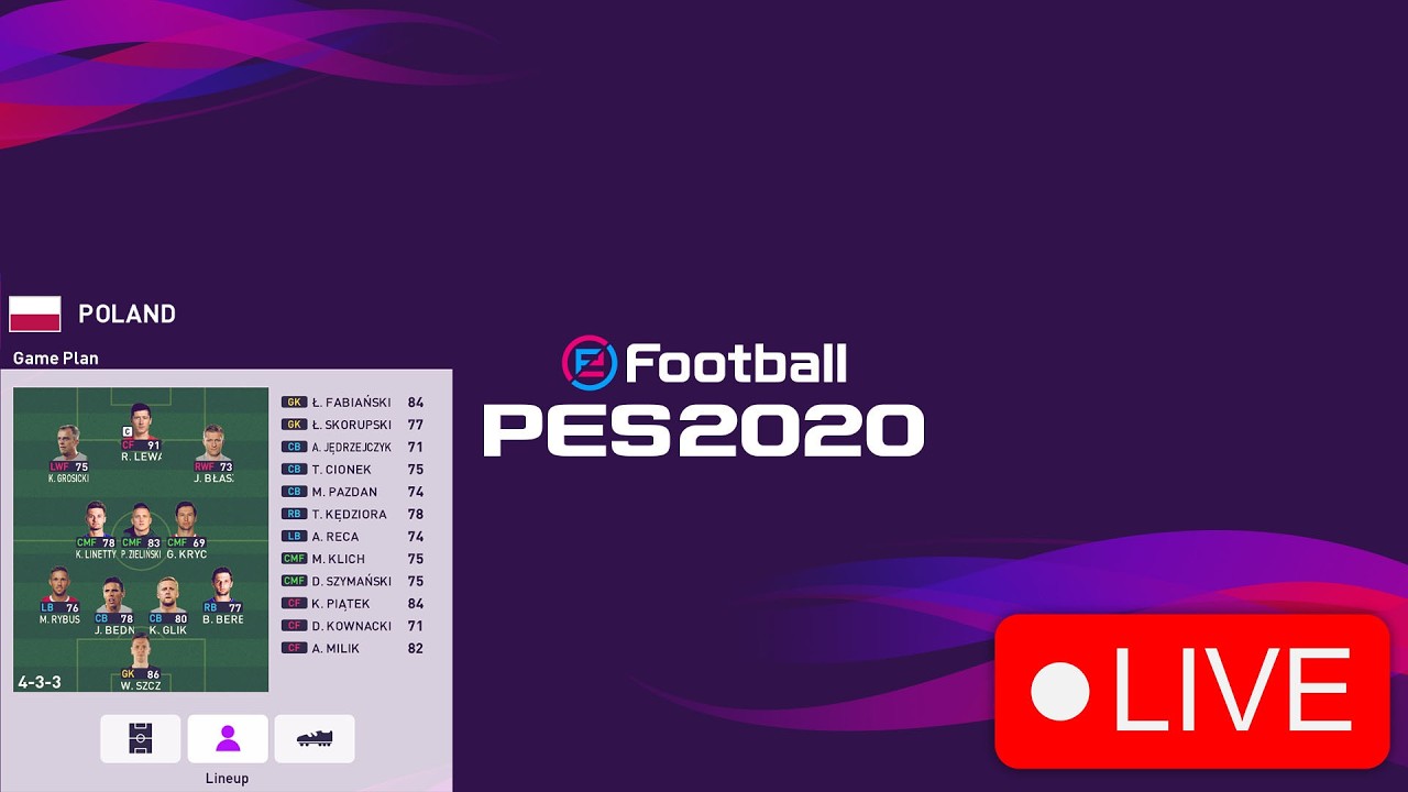 Pro Evolution Soccer 2020 - #11 Liga | Polska🇵🇱 w lidze z Kosowem🇽🇰, Kazachstanem🇰🇿 etc. - odc. 1