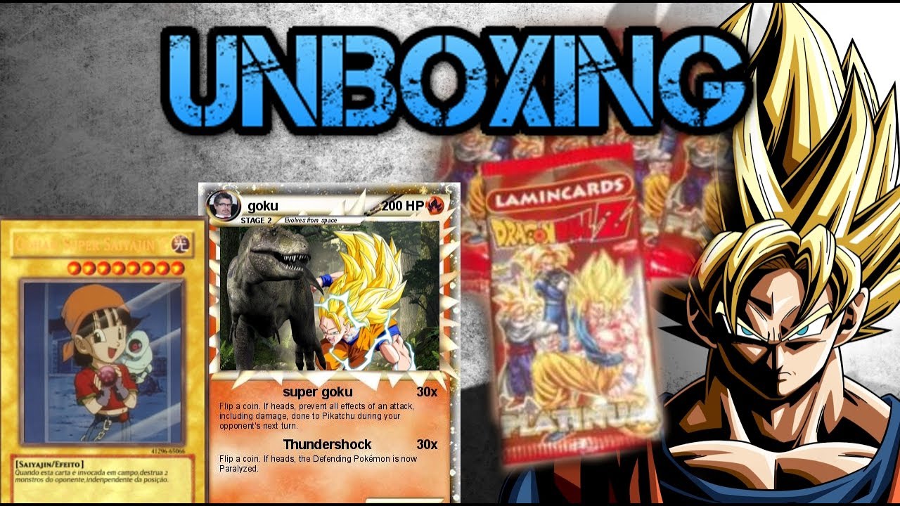 UNBOXING CARTAS DRAGON BALL Z Lamincards + Dragon ball GT