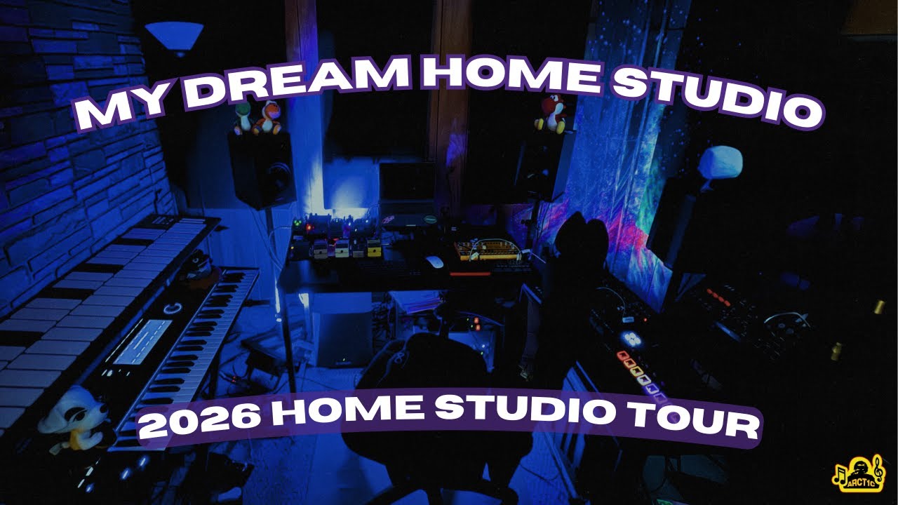 I Finally Have My DREAM Home Studio! - 2026 Studio Tour