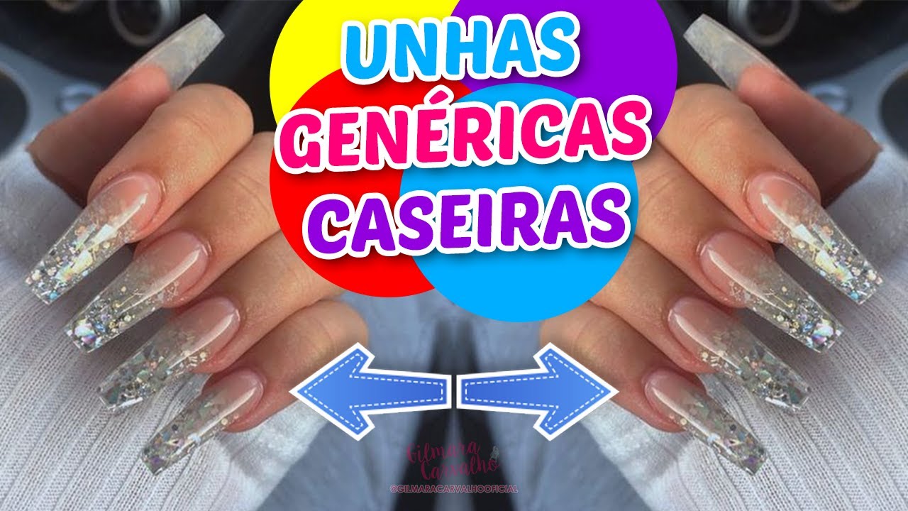 UNHA POSTIÇAS DE GARRAFA PET - MUITO FÁCIL - GILMARA CARVALHO