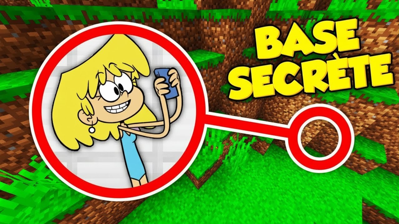 MINECRAFT J'AI TROUVÉ LA BASE SECRÈTE DE LORI LOUD ! ELLE EST OCCUPÉE 😂 !