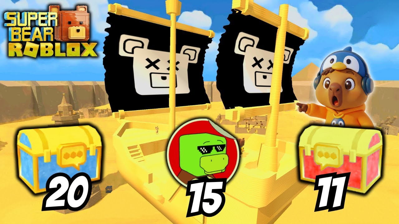 Multiplayer Hunting Sticker & Peti Super Bear Roblox😱