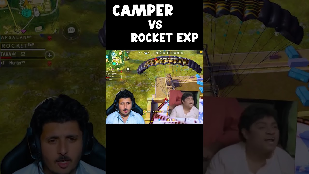 Camper vs Rocket exp #freefire