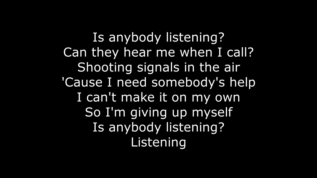 Good Charlotte - S.O.S. (Lyrics)