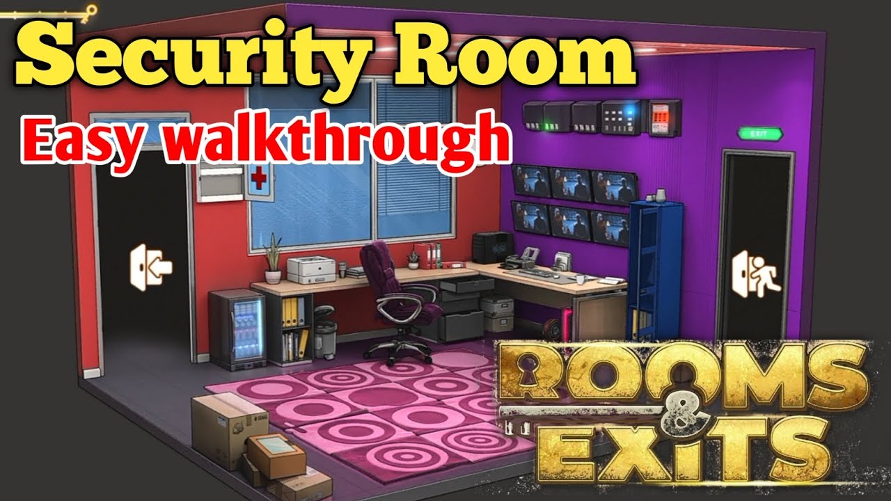Rooms and Exits Level 3 Security Room Chapter 5  Walkthrough ( Death on the Dancefloor )