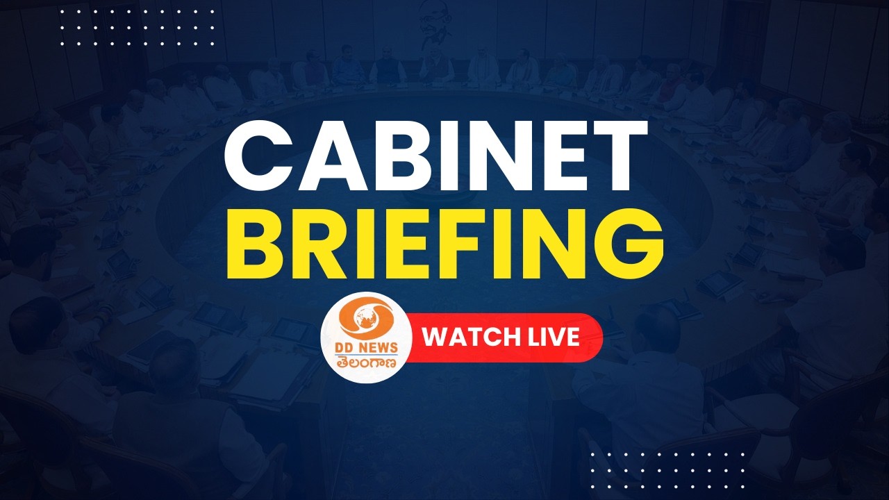 🔴LIVE: Cabinet Briefing by Union Minister Ashwini Vaishnaw