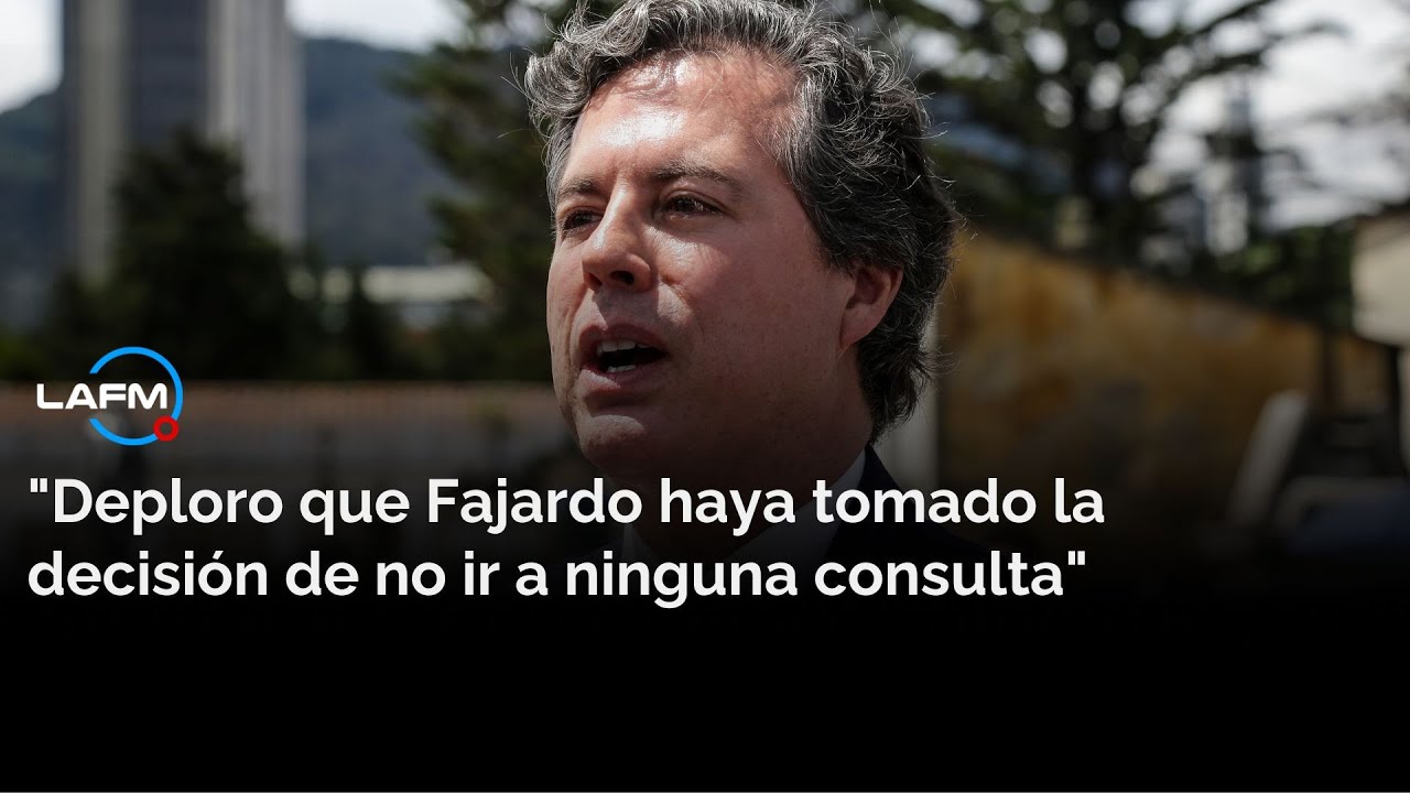 Juan Manuel Gal&aacute;n critica decisi&oacute;n de Fajardo de no ir a una consulta interpartidista