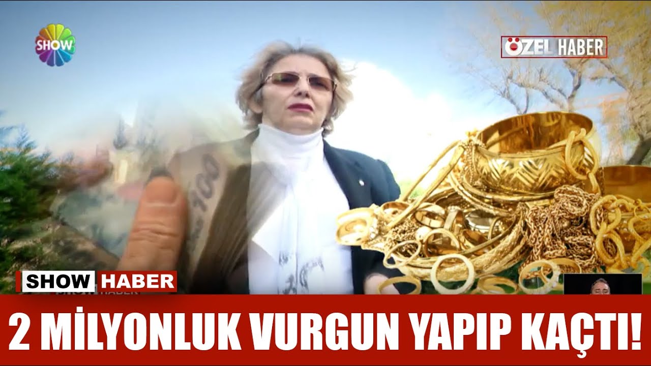 2 milyonluk vurgun yapıp kaçtı!