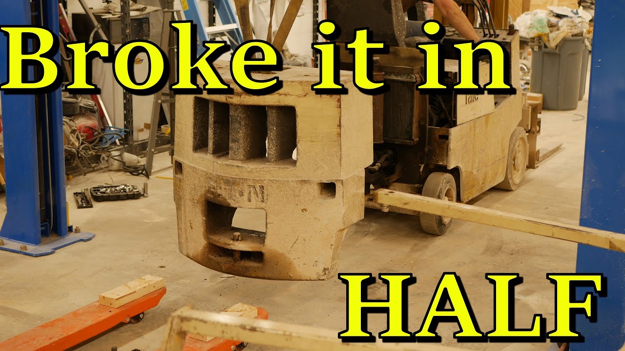 Maintenance Items and Muffler Replacement on the Yale Forklift