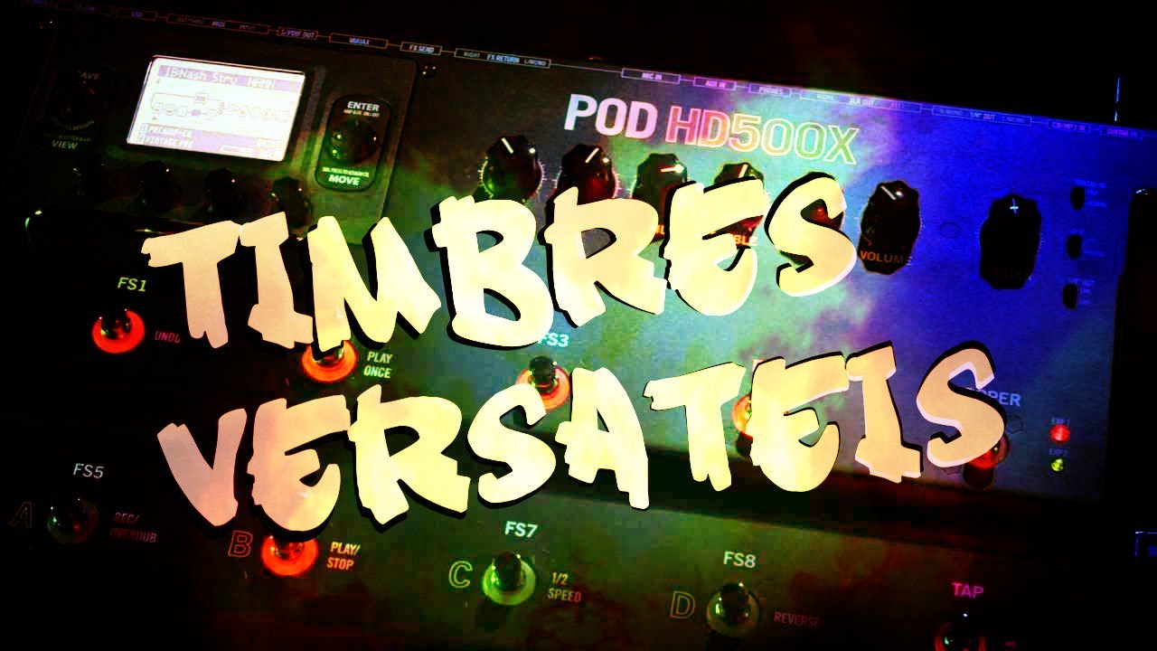 {POD HD500 X} Timbres Versáteis | Alex Machado
