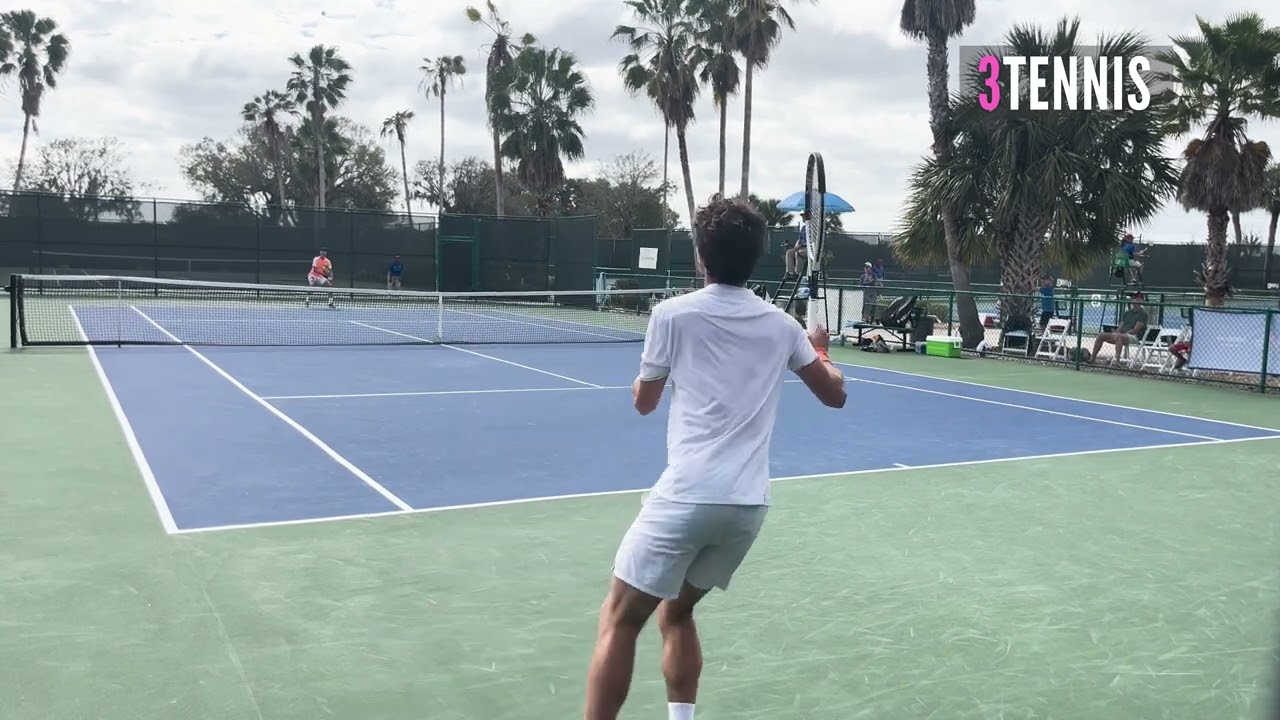 Axel Nefve (USA) vs. Gilles Arnaud Bailly (BEL) | 2024 M25 Wesley Chapel, Florida