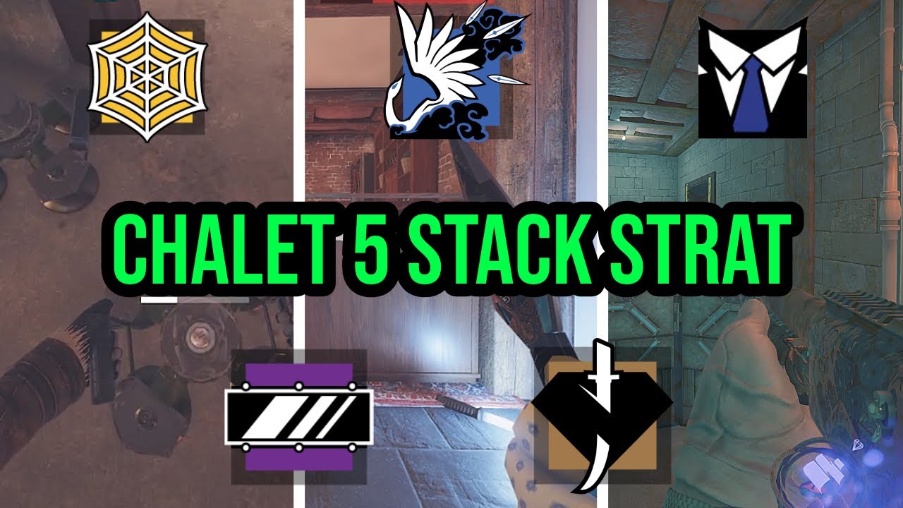 The *UNBEATABLE* Chalet 5 Stack Strat - Rainbow Six Siege