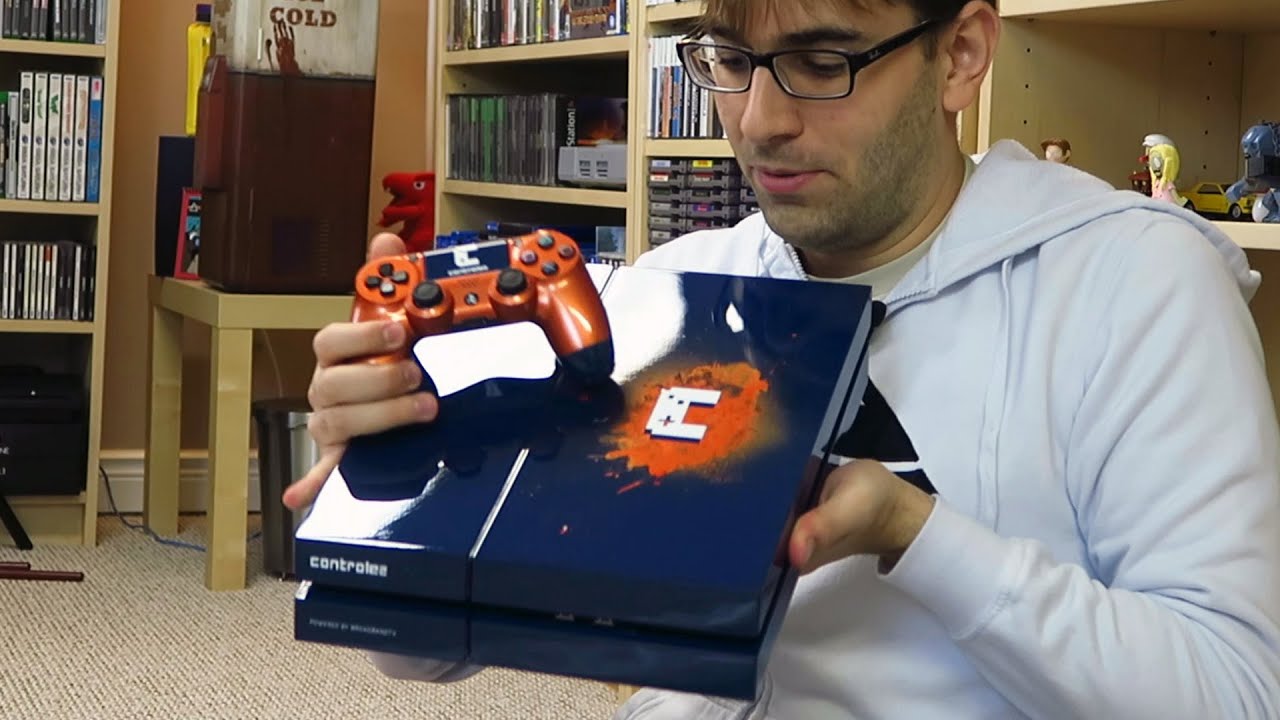 UNBOXING PLAYSTATION 4 CUSTOMIZADO - PS4 DO CONTROLE DOIS!