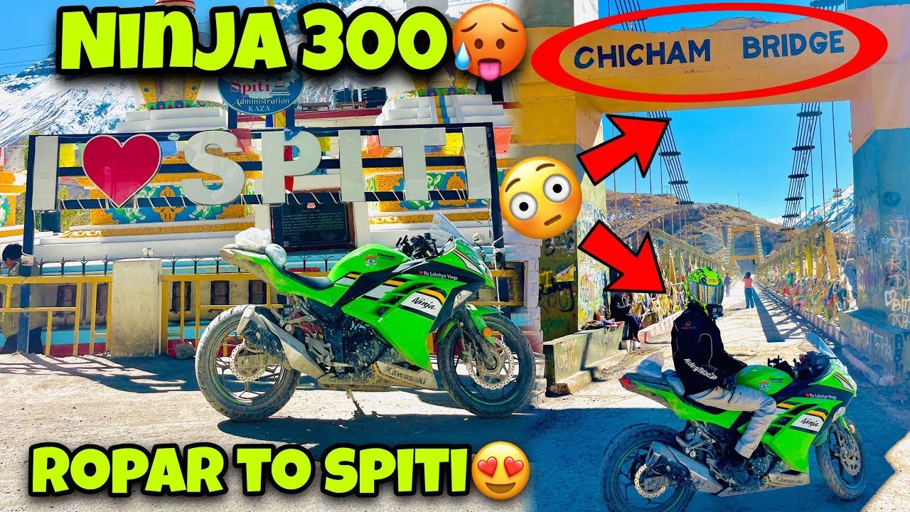 Apni Superbike Ko Lekar Agya Spiti😍 Ropar To Spiti Ninja300🥵