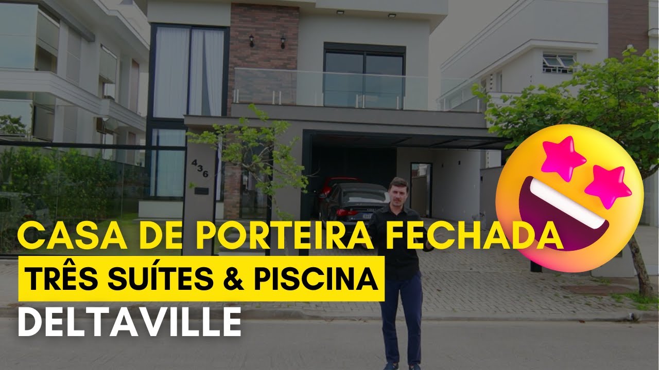 CASA DE PORTEIRA FECHADA NO DELTAVILLE
