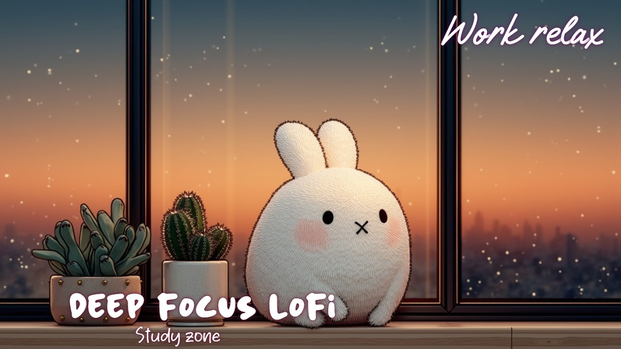 Атмосфера кафе и глубокий фокус 🐰 | Rabbit Lofi Society