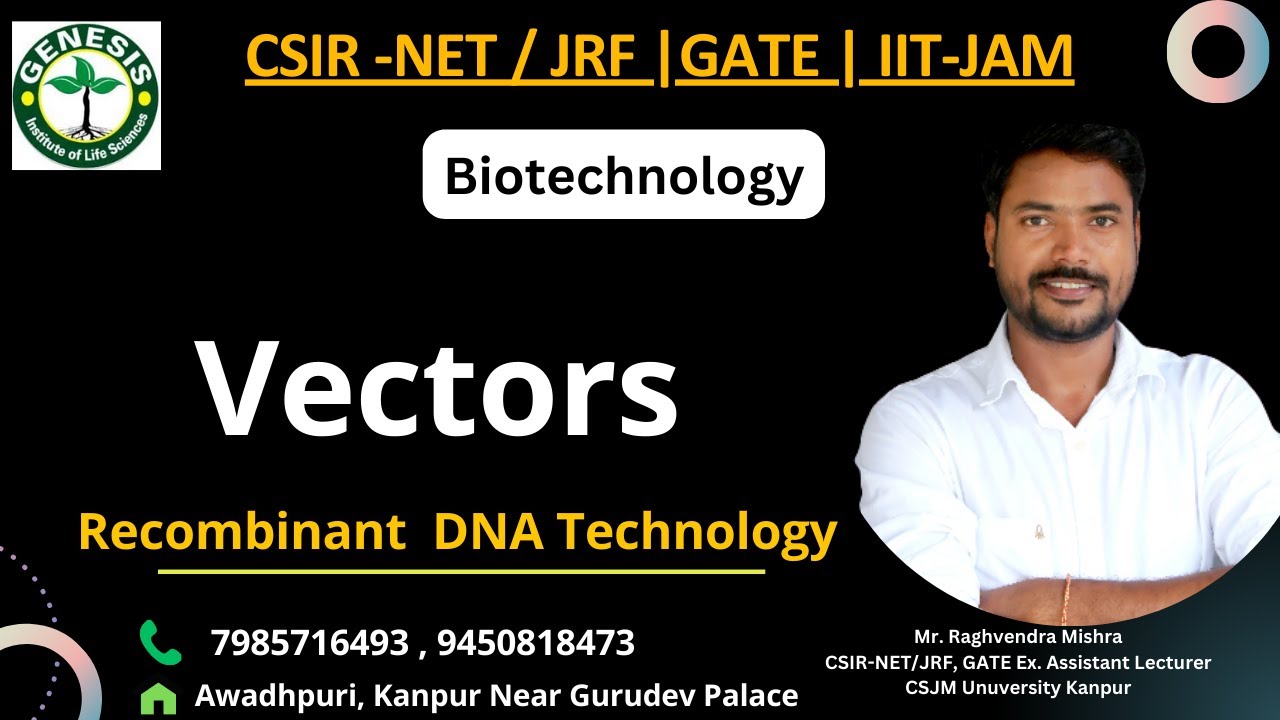 Cloning Vectors for E. coli | Recombinant DNA Technology | Methods in Biology | Unit-13