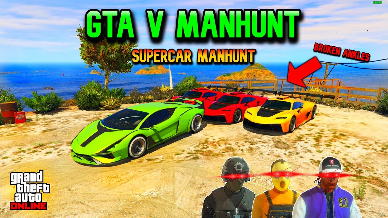 GTA V MANHUNT | SUPERCAR EDITION