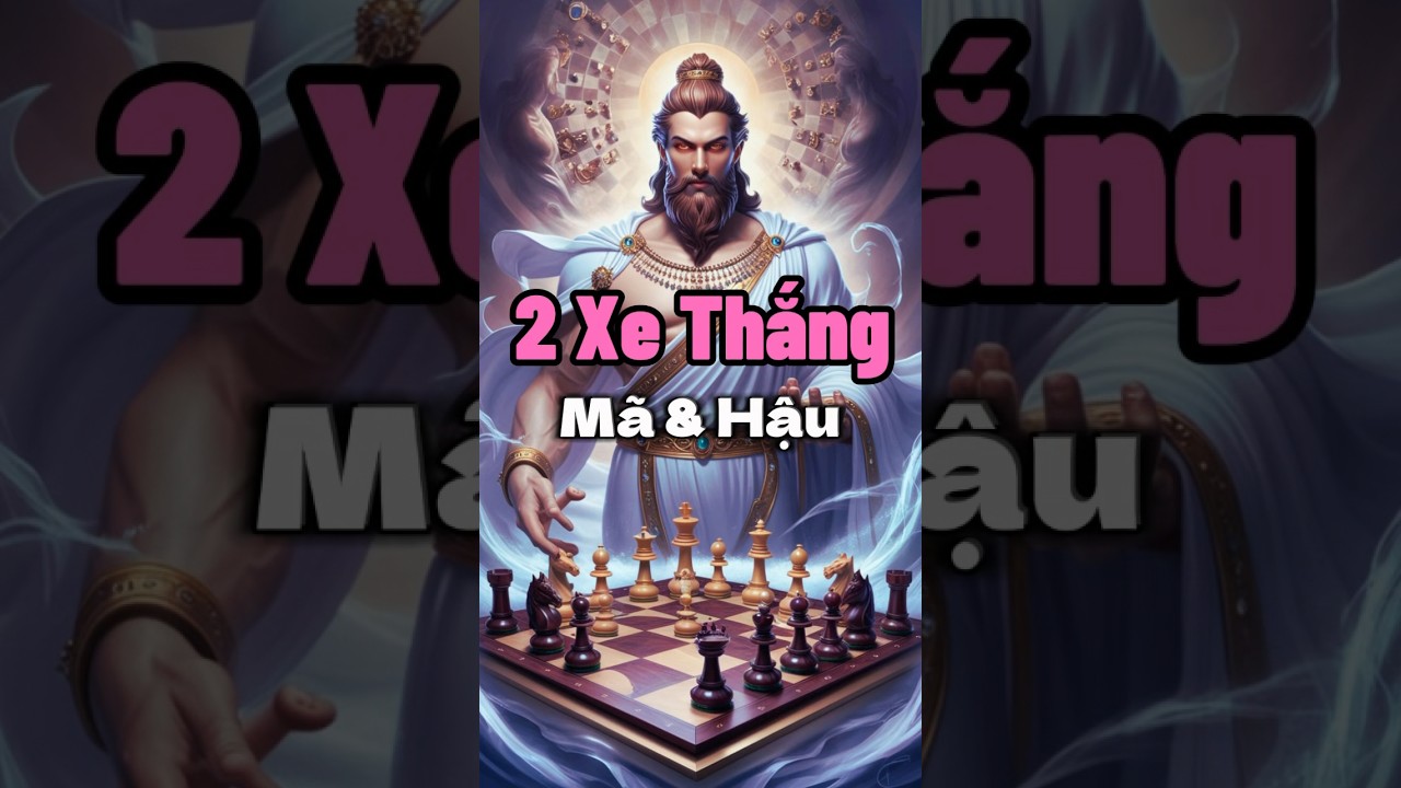 B&iacute; K&iacute;p Cờ Vua: 2 Xe Hạ Gục Hậu v&agrave; M&atilde; Trong T&agrave;n Cuộc! #shorts