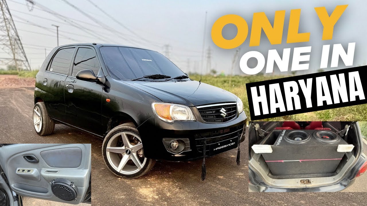 2 SEATER MODIFIED ALTO K10😱|| Heavy Music System🔥 18” ALLOYS || शोक बड़ी चीज है👌🏻