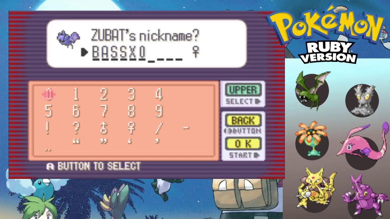  Live Stream - Pokemon Ruby All Pink Team 14