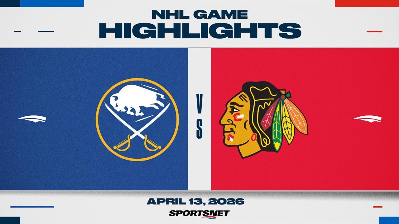 NHL Highlights | Sabres vs. Blackhawks - April 13, 2026