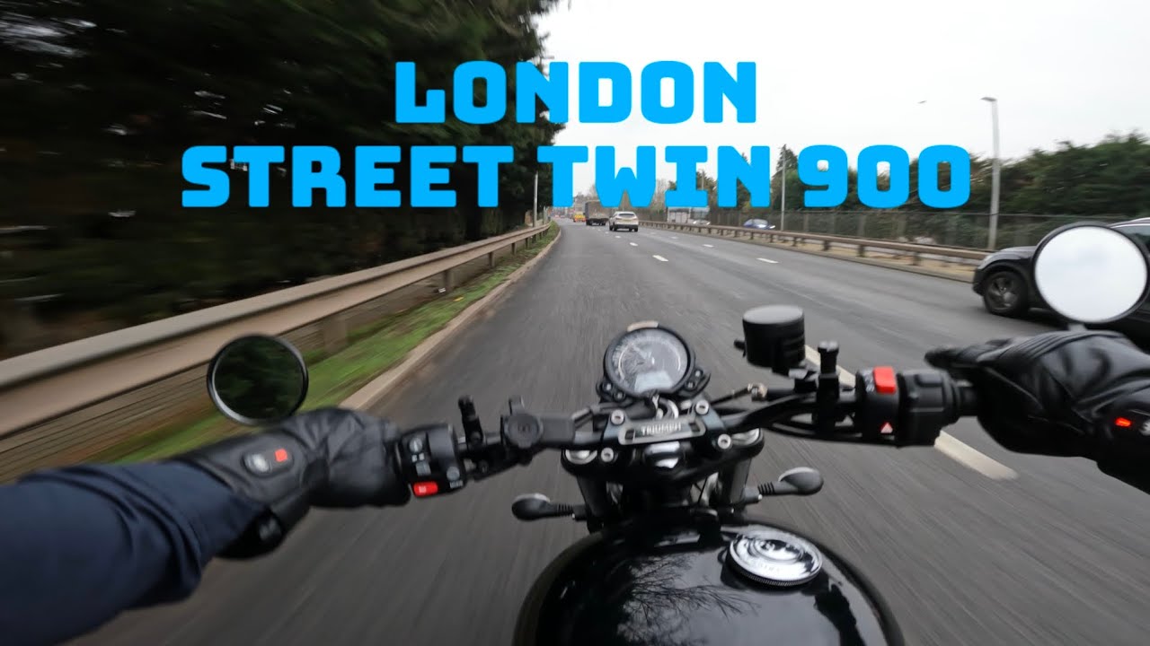 Triumph Bonneville Street Twin 900: British Customs Slash cut(Just sound)