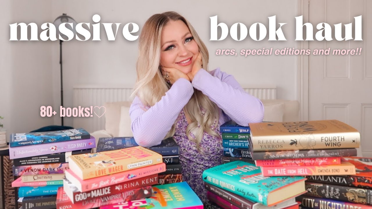 HUGE book haul 📖💌✨☁️