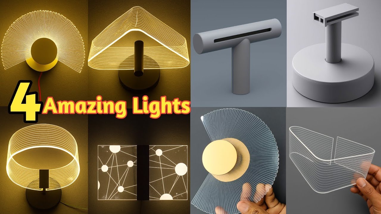 Best 4 Lights Profitable 💰📈 Business ideas How to Make a Work in Home Decor Modern Wall Sconce Lamp