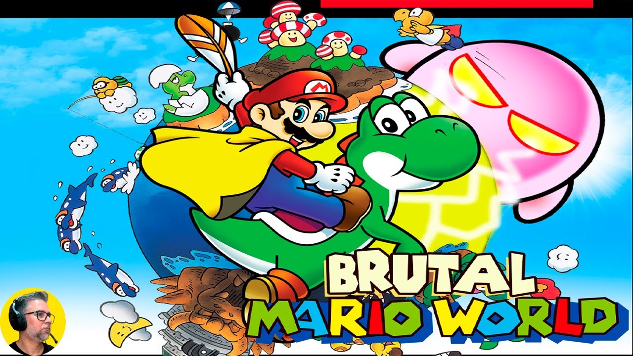 Brutal Mario World: Super Mario World FULL WALKTHROUGH (100% Secret Endings)