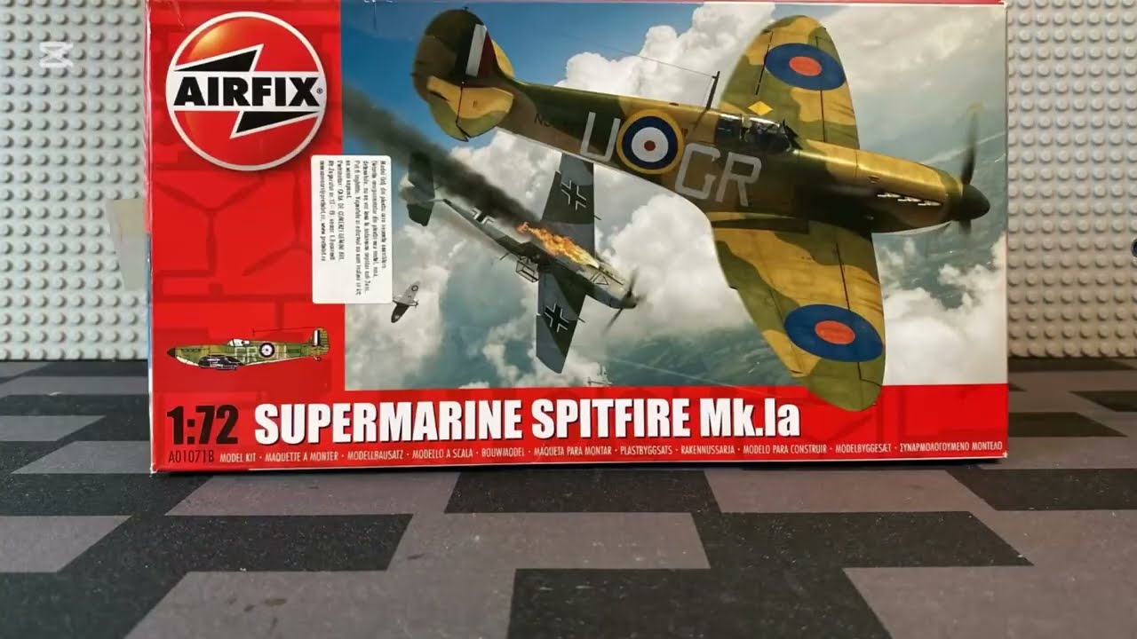 Airfix 1/72 Supermarine Spitfire Mk.Ia unboxing