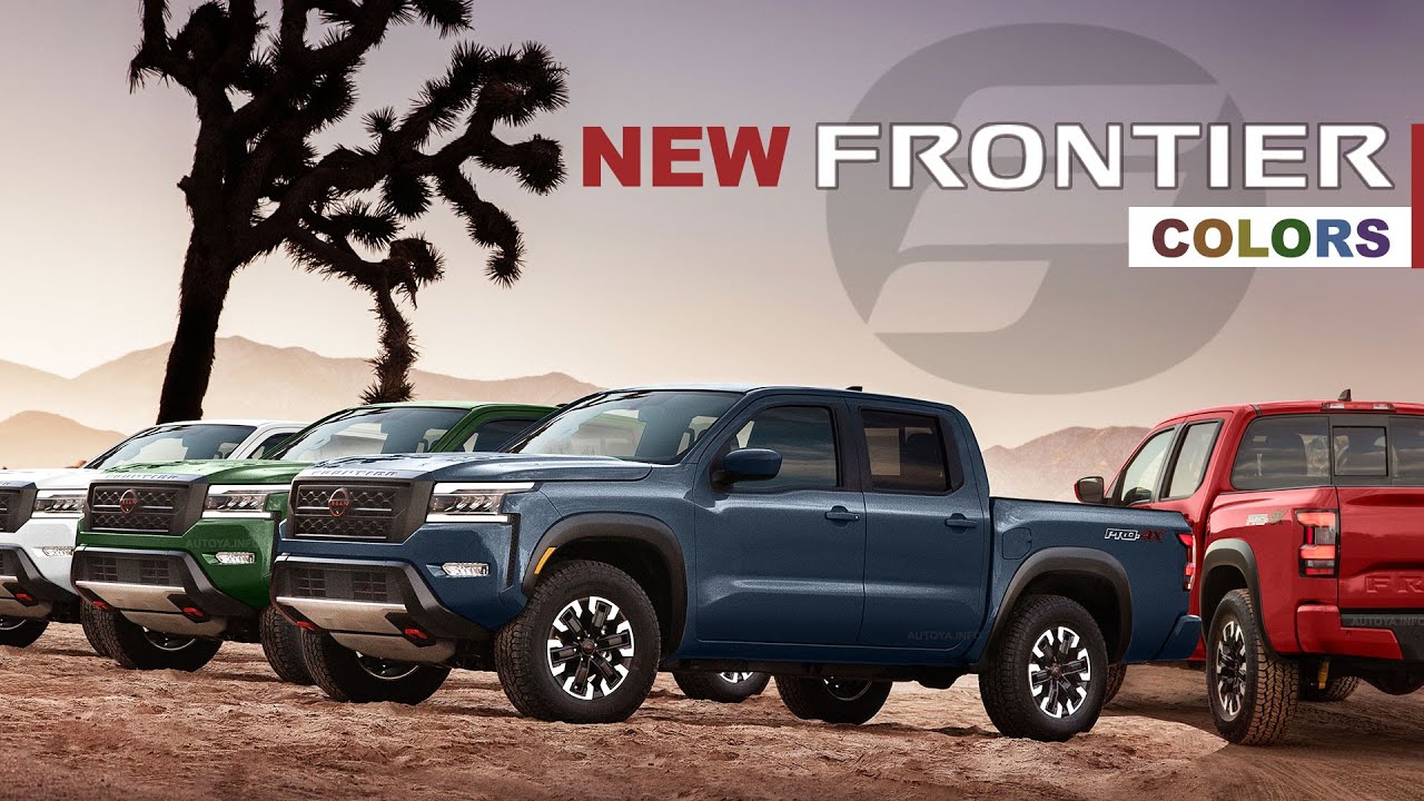 2022 Nissan Frontier - Colors Configurator with New Custom and from old 2021 USA Model