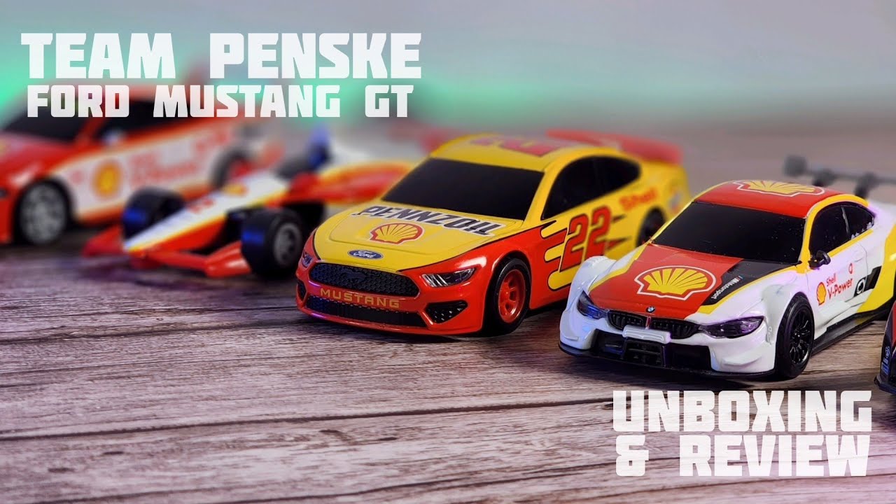 Shell Motorsport Collection 2022 Team Penske Ford Mustang GT Unboxing & Review + Bluetooth Remote!