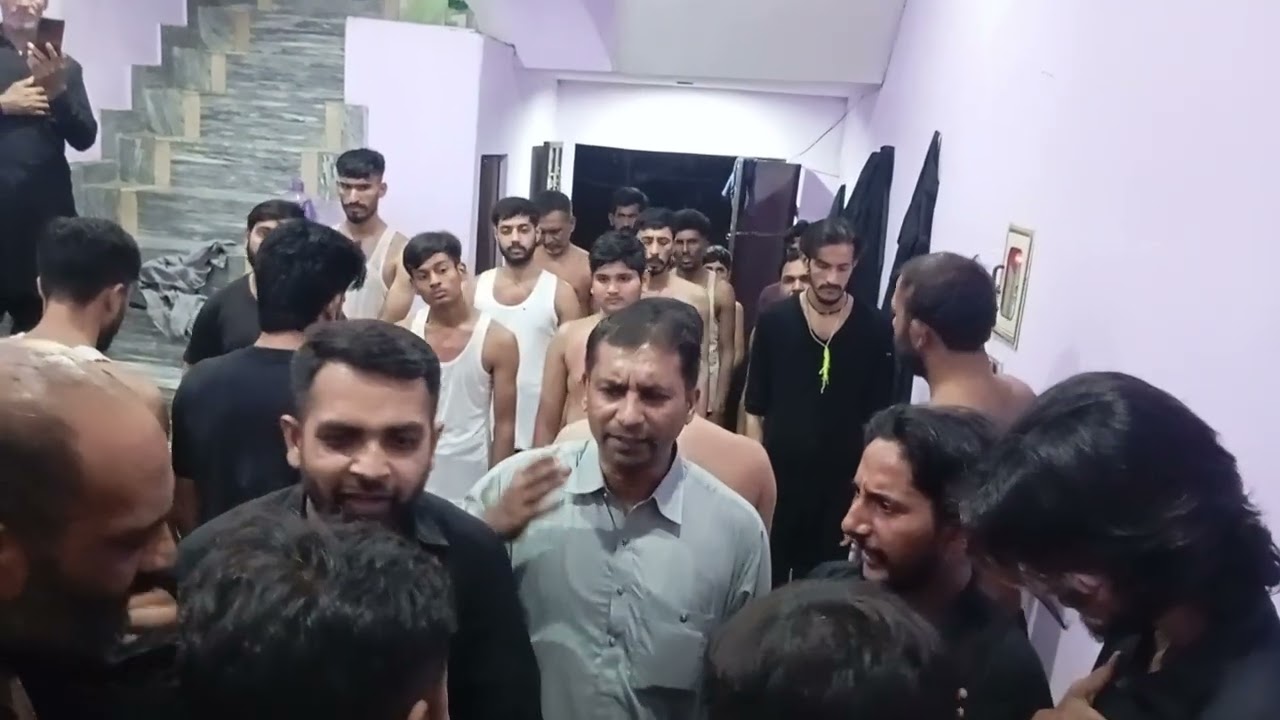 22 رمضان پرسہ داری سید علی عباس کے گھر #عثمان_پورہ  ماتمی دستہ ۔ غلامانِ عون و محمد خالد آباد گجرات 