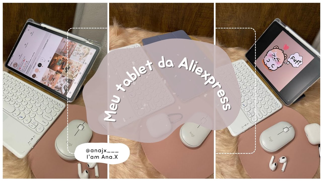 meu tablet da AliExpress | xiaomi pad 5 | unboxing | acessórios | aesthetic | asmr |X 🫰🏼🧸🌷✨🤍