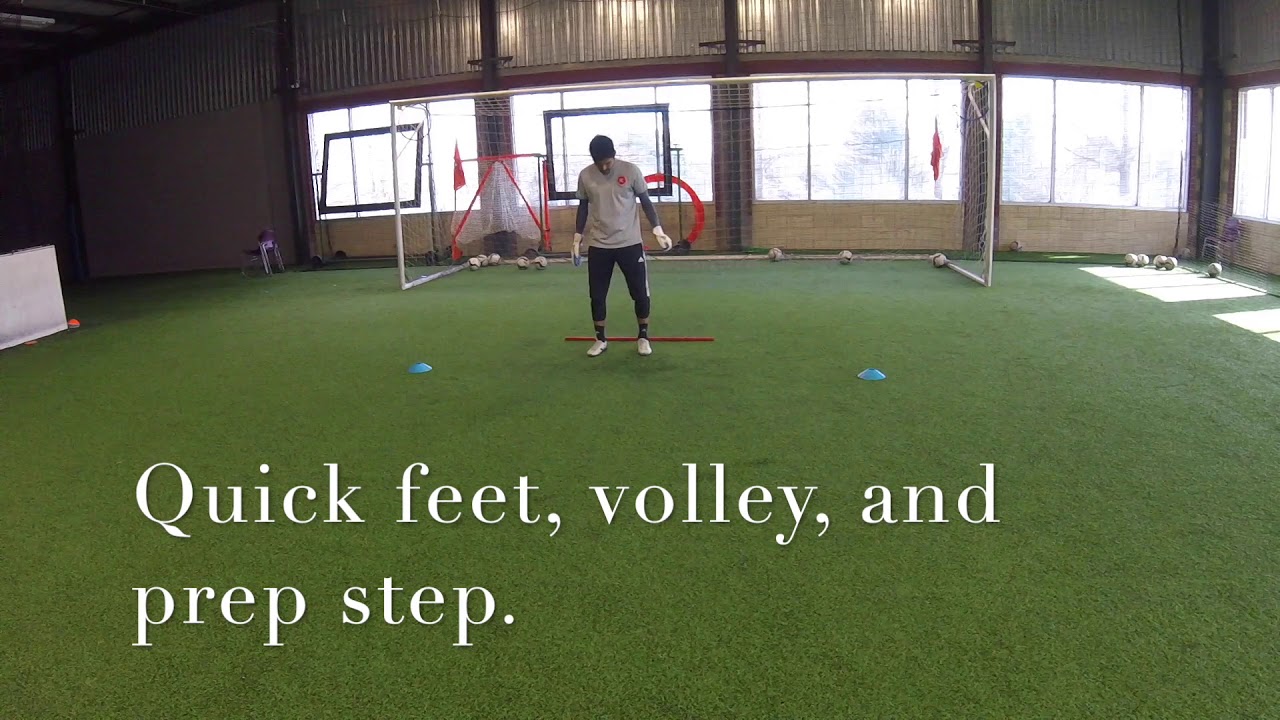 Superb Pro Goalkeeper Footwork and Shot Stopping Session