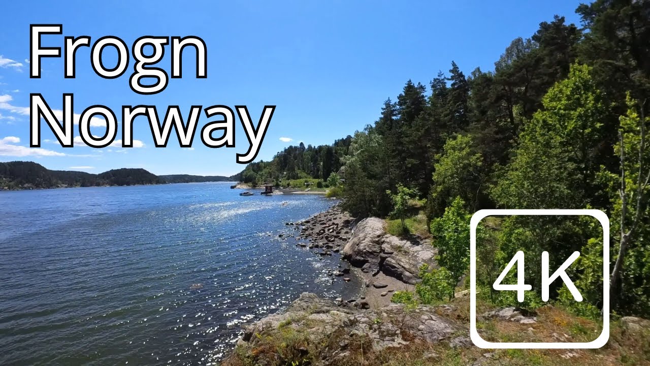 Walking from the forest to the sea in Frogn, Norway